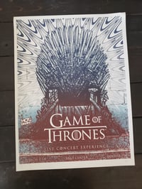 Game of Thrones Live Gig Poster