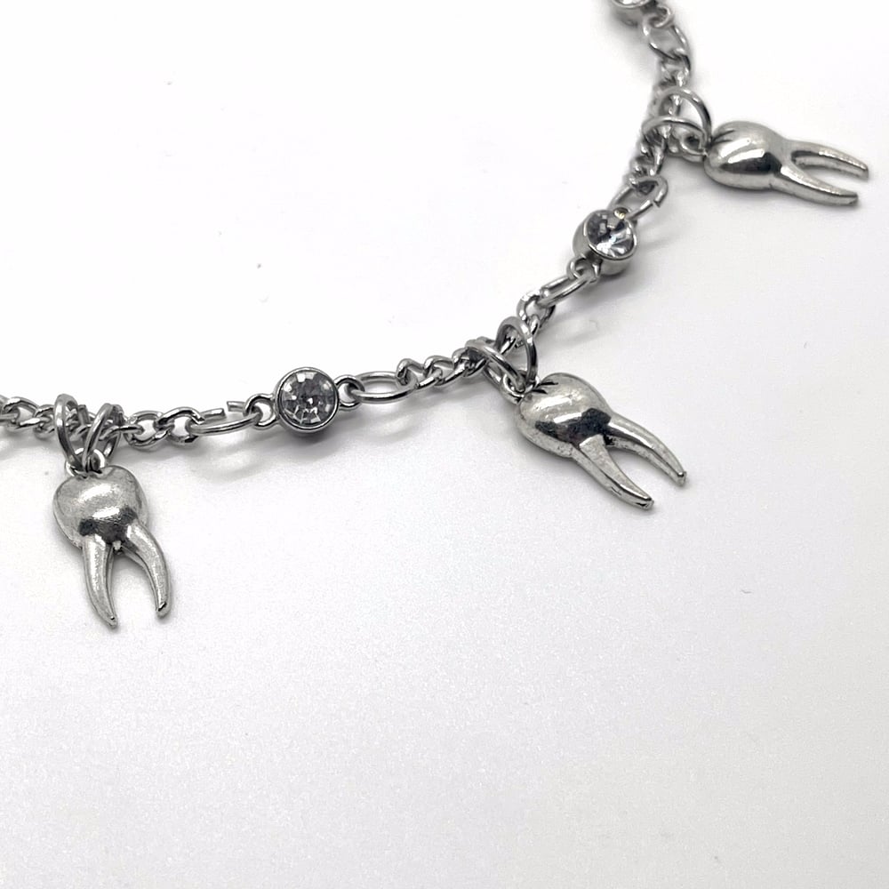 Bejeweled Teeth Choker