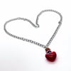 Heart Blood Vial Necklace