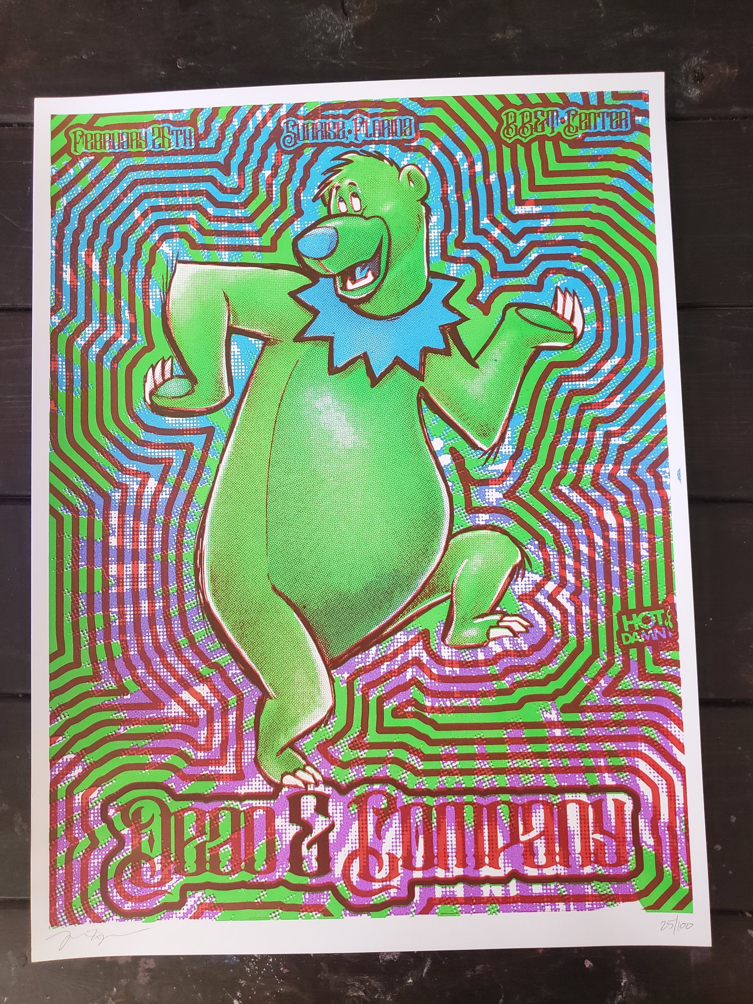 Dead and Co Gig Poster West Palm Beach