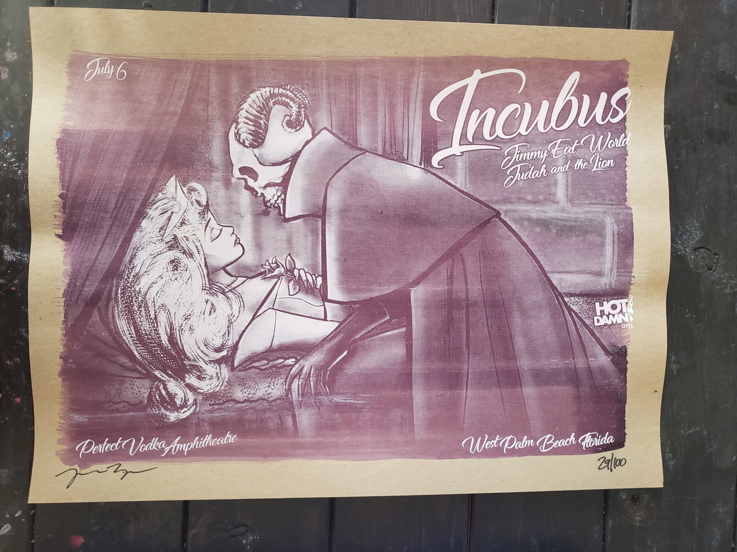 Incubus Gig Poster