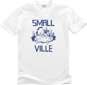 Image of Smallville Logo T-Shirt - white/blue 