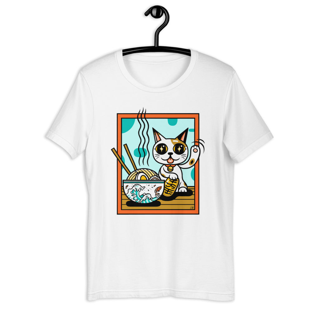 Image of Ramen Cat Short-Sleeve Unisex T-Shirt