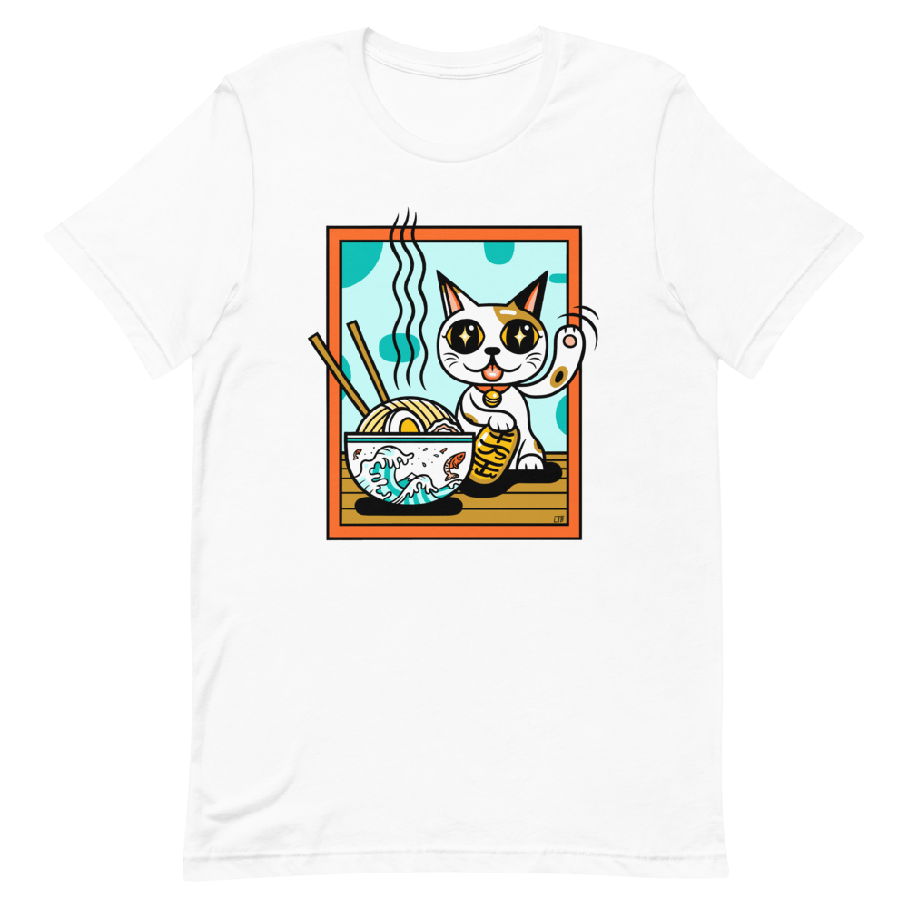 Image of Ramen Cat Short-Sleeve Unisex T-Shirt