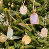 Pastel ornament set