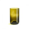 Set of 4 yellow 450ml Glasses 