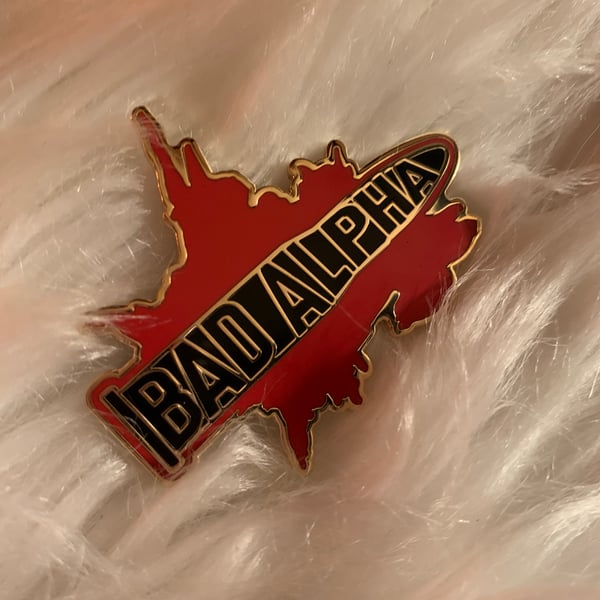 Image of Bad Alpha Enamel Pin