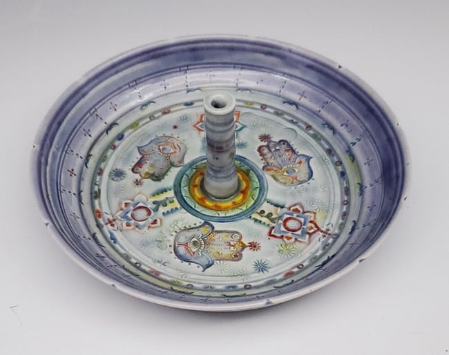 Hamsa Ring Holder/Incense Burner Dish