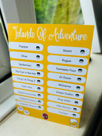 Image 3 of Character Meet & Greet Tick Sheet