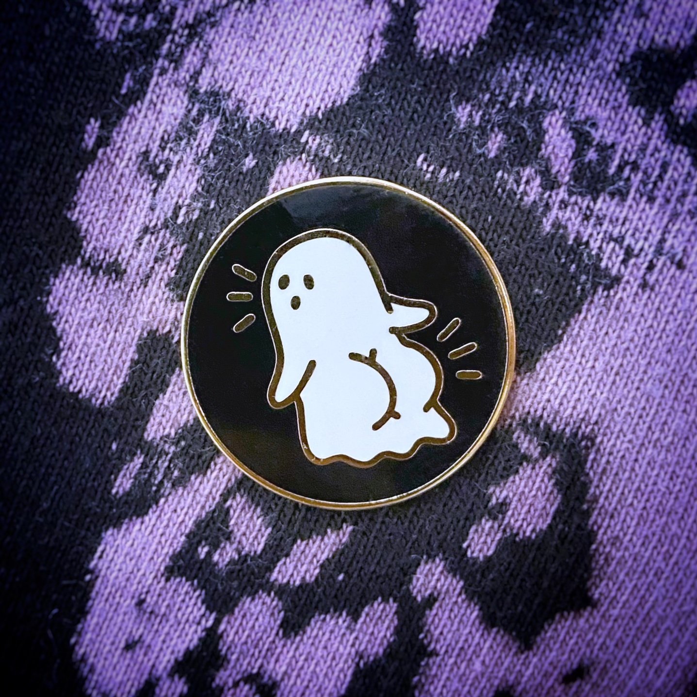 Image of Booty Ghost Pin