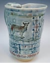 Tall Farm Porcelain Mug