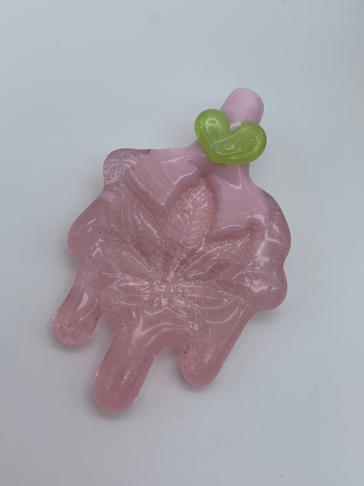 Image of Pink leaf drip ðŸ’š