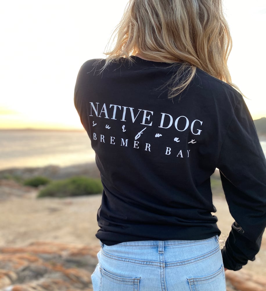 Image of NATIVE DOG SURFWAX UNISEX ORGANIC LONG SLEEVE