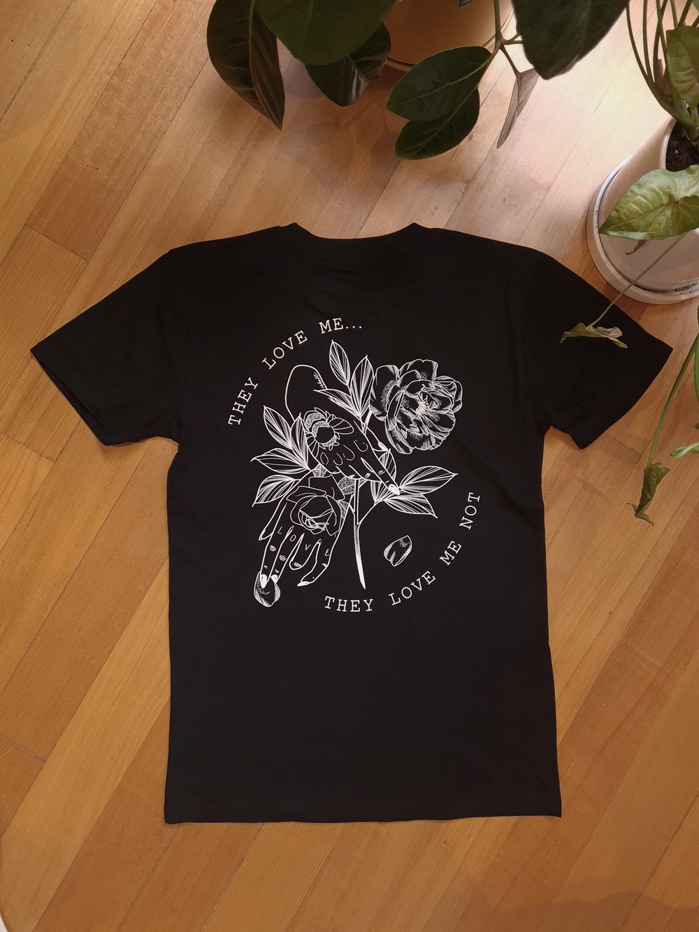 Image of LAST ONE Forget me not tshirt BLACK