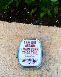 Image 1 of I am Not Afraid Pill Box