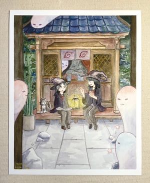 Image of Telling of Ghost Stories Print
