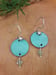 Image of Enameled Penny Earrings, Lavender, 4WJ