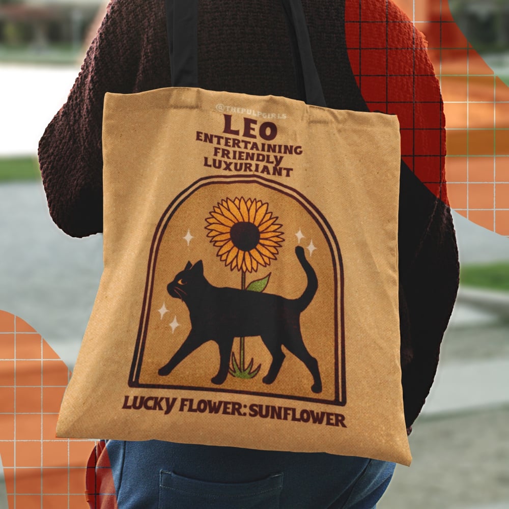 Image of CAT ASTROLOGY TOTE BAG