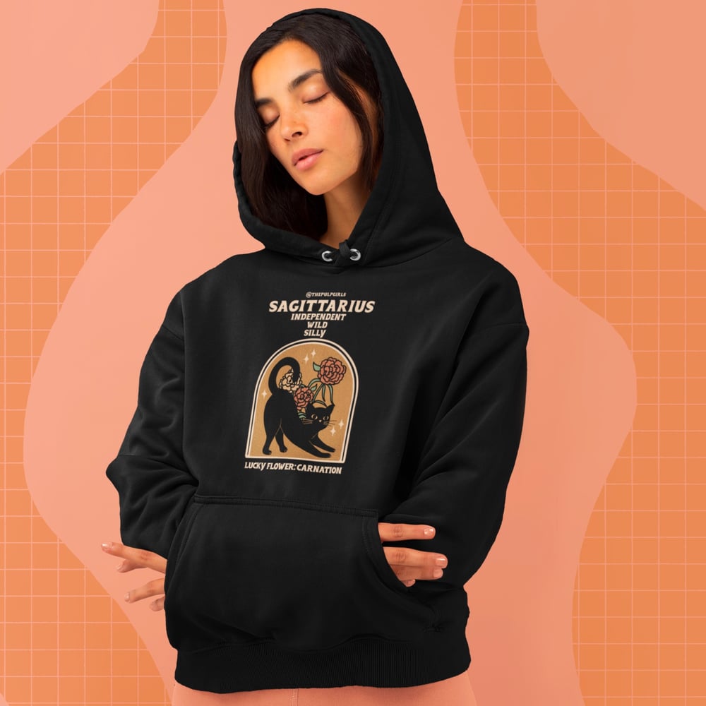 Image of DARK CAT ASTROLOGY HOODIE