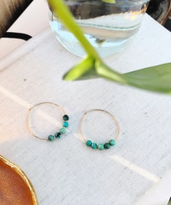 Image of TURQUOISE Hoop
