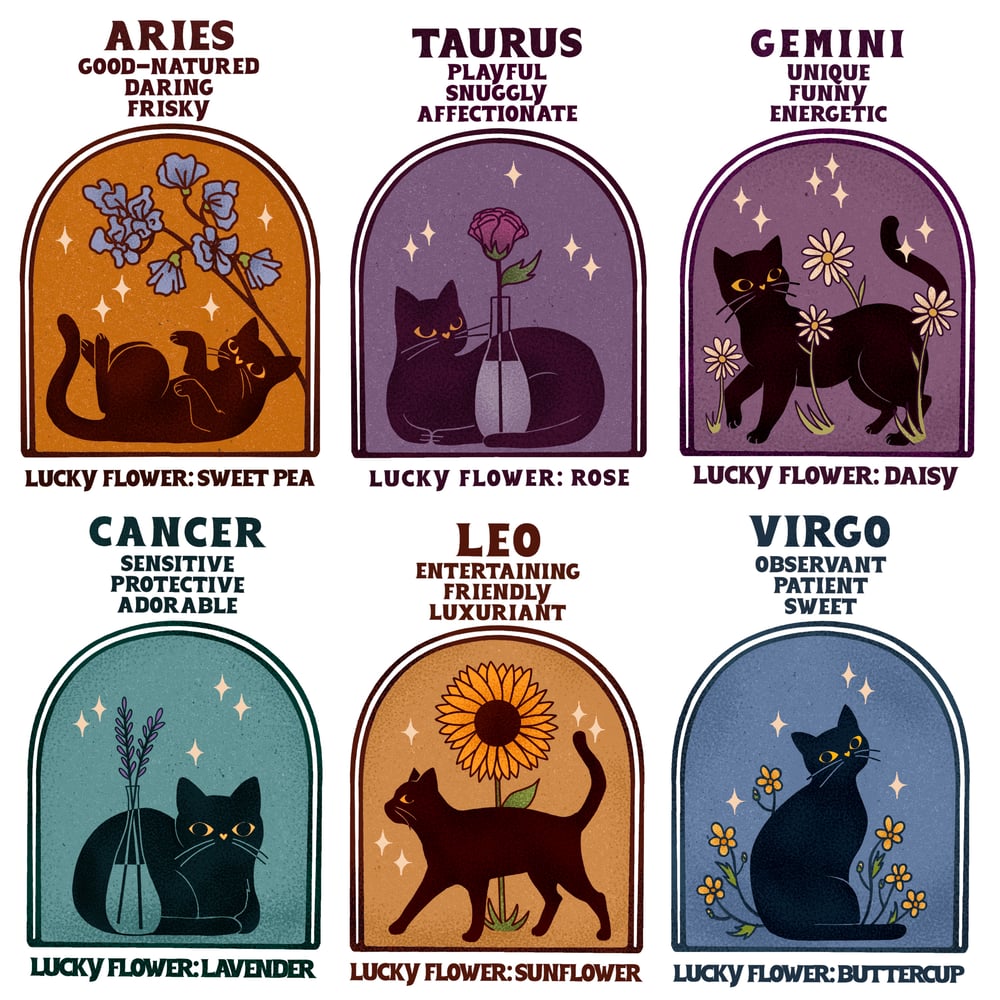Image of CAT ASTROLOGY TOTE BAG
