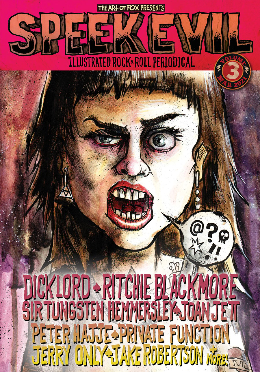 Image of Speek Evil - An Illustrated Rock & Roll periodical: Vol 3