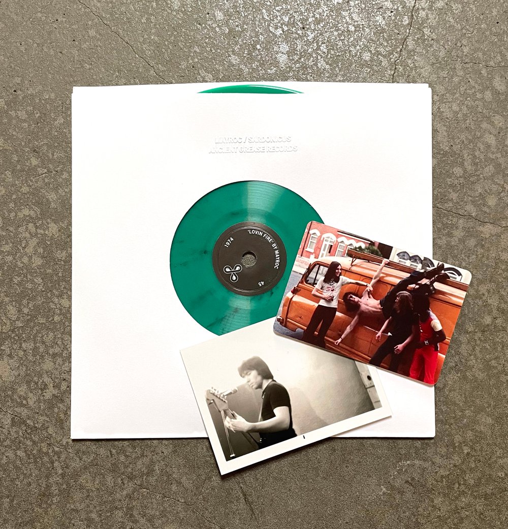 MAYROC/SARDONICUS•••Split 7"••• JADE GREEN - EDITION OF 5