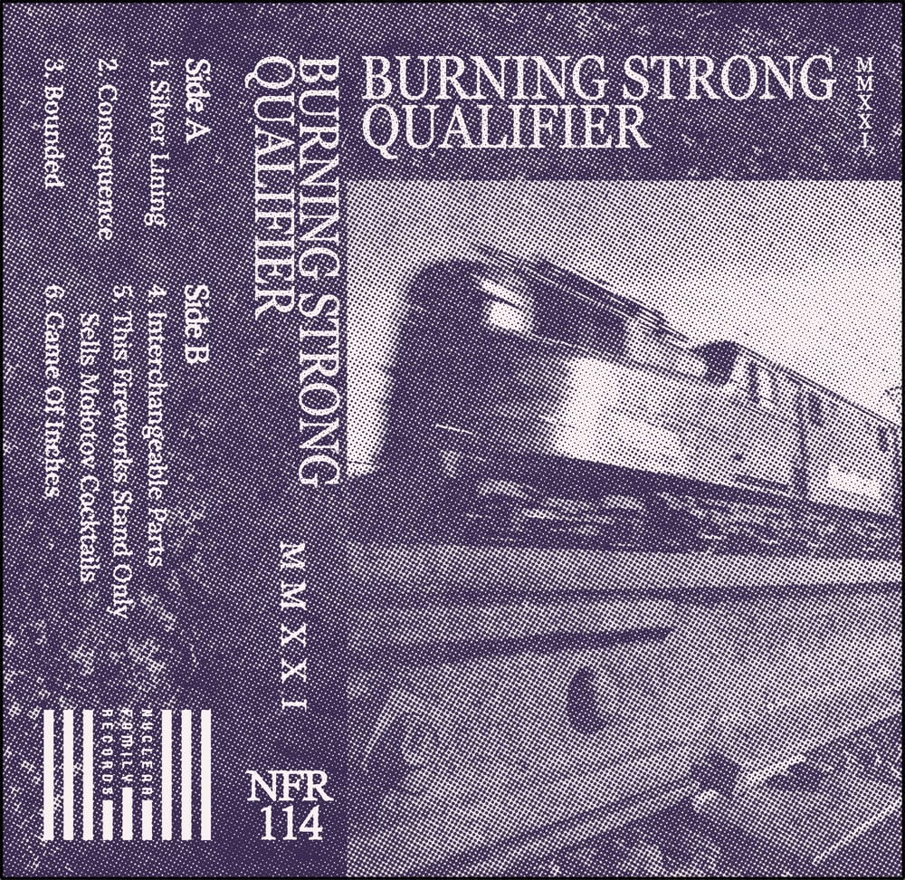 Image of NFR114 - Burning Strong / Qualifier "Split" Cassette 