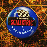 Image 1 of LE MARTINS Raceway SOUVENIR BADGE - BLUE - super rare, super stupid!