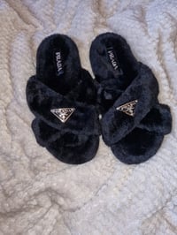 Image 4 of Milano faux fur slides 