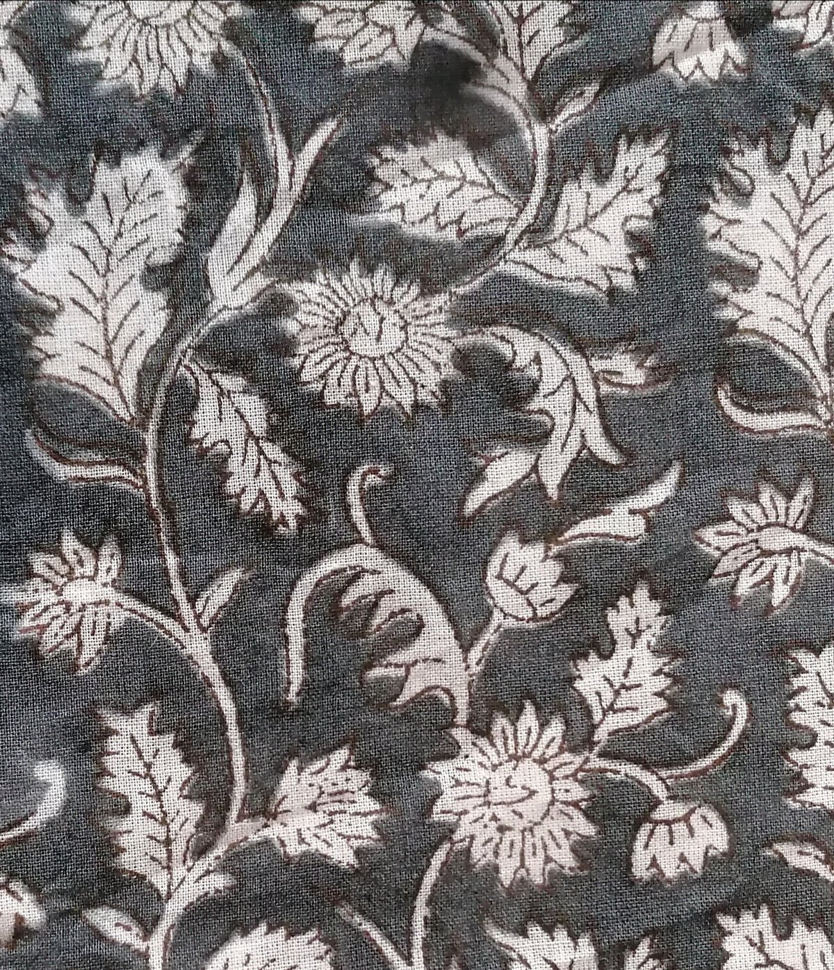 Image of Namasté fabric gris souris 