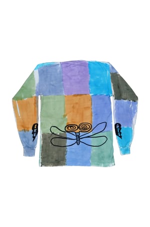 Image of patchwork friends long sleeve