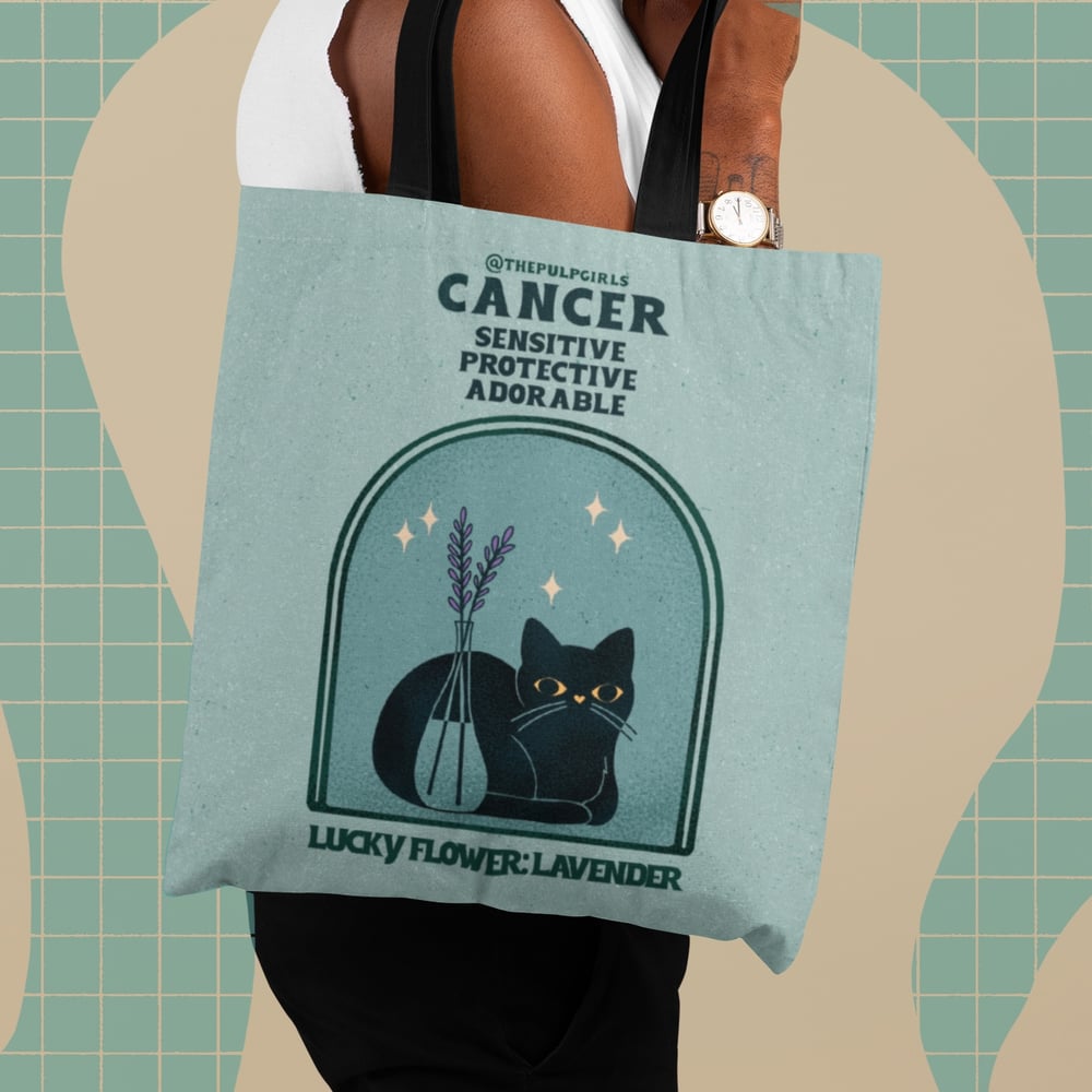 Image of CAT ASTROLOGY TOTE BAG