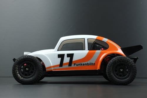 Image of NEW PHAT BODIES 'FUNKENBLITZ' for 14th scale LC racing and WL toys chassis