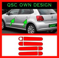 Image 1 of X2-4 Vw polo 6c exterior handle overlays 