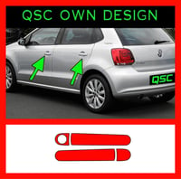 Image 2 of X2-4 Vw polo 6c exterior handle overlays 