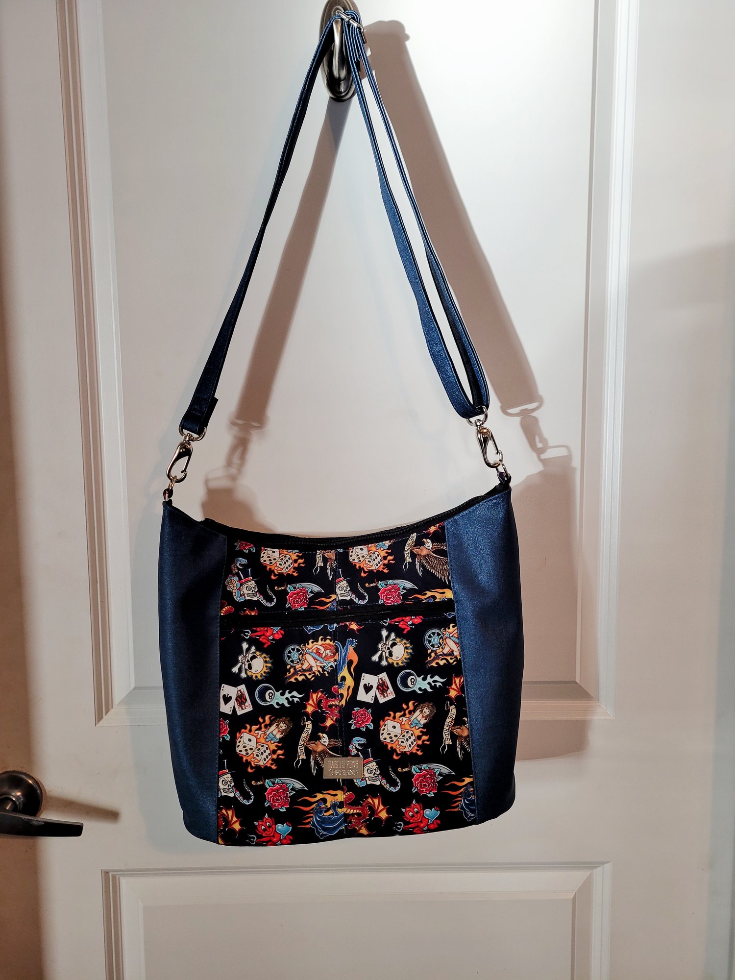 Large UNG Hobo Bag with Adjustable Crossbody Strap