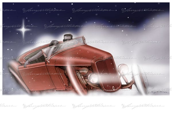 Image of "Christmas Pack" Print Set Includes "Santa's Delivery", "Snow Run" and "One Night Delivery"