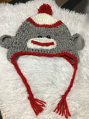 Image 3 of Sock Monkey Ushanka Winter Hat