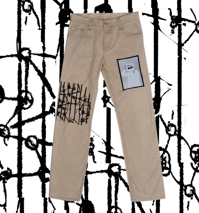 BEIGE WORK PANTS