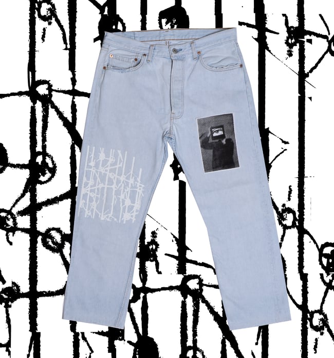 LEVI BLUE WASH DENIM 