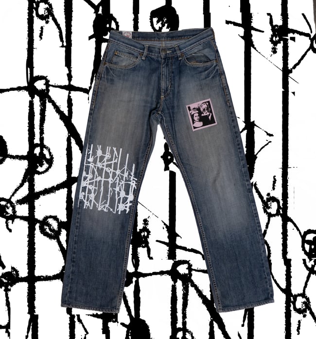 PINK PATCHWORK DENIM