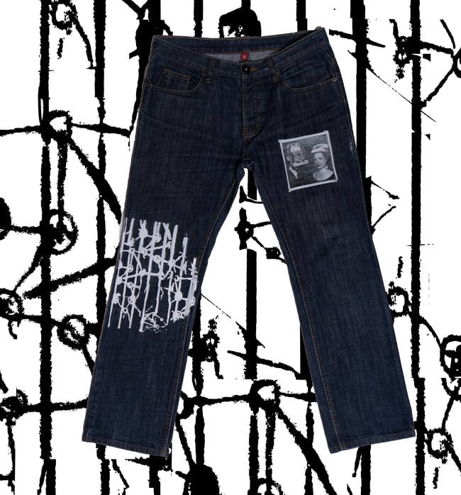 DARK DENIM  PHONE PATCH WORK