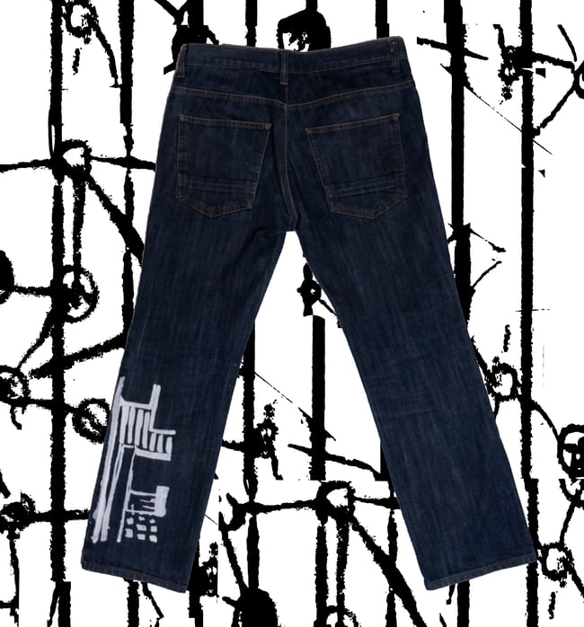 DARK DENIM  PHONE PATCH WORK