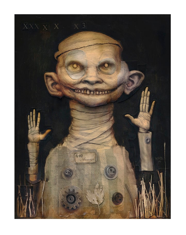 Image of "Cardboard Prop with Injury"