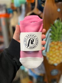 Image 3 of PL Premium Low/Ankle Socks (Pink)-Splatter Heart-Small