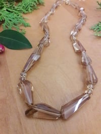 Image 2 of Champagne Topaz and 14K gold Necklace 1YX