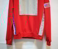 Image 3 of Red Silver / USA / Wing Crewneck Sweatshirt