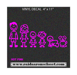 Image of Stick Figure Family Set 1