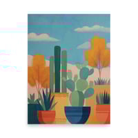 Image 1 of Potted Desert Cactus Print